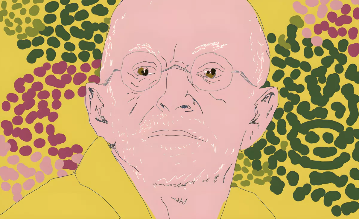 «Я нетипичный представитель своих ровесников. Я в молодые годы был другой, потом был тоже другой» / Иллюстрация: <a href="https://www.instagram.com/pedora_petrova">Ульяна Петрова</a>