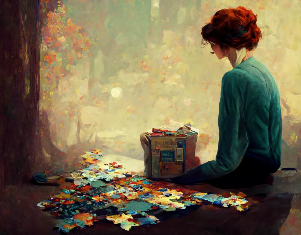 Заглавную иллюстрацию к статье о способах досуга, появившихся в XX веке, создала нейросеть MidJourney