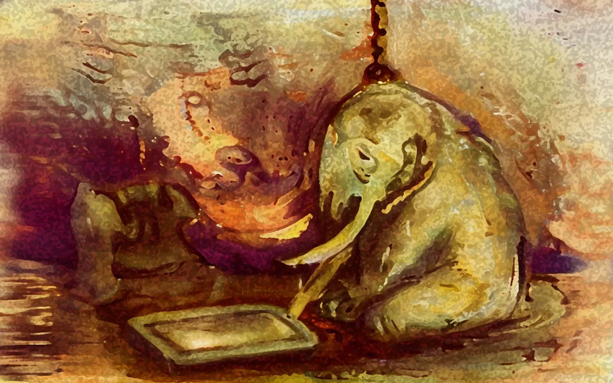 «Я огромный мамонт на водопое вдохновения, что разлито в твоей инсте» / Иллюстрация: <a href="https://www.instagram.com/tannelvits/">Юлия Таннельвиц</a>