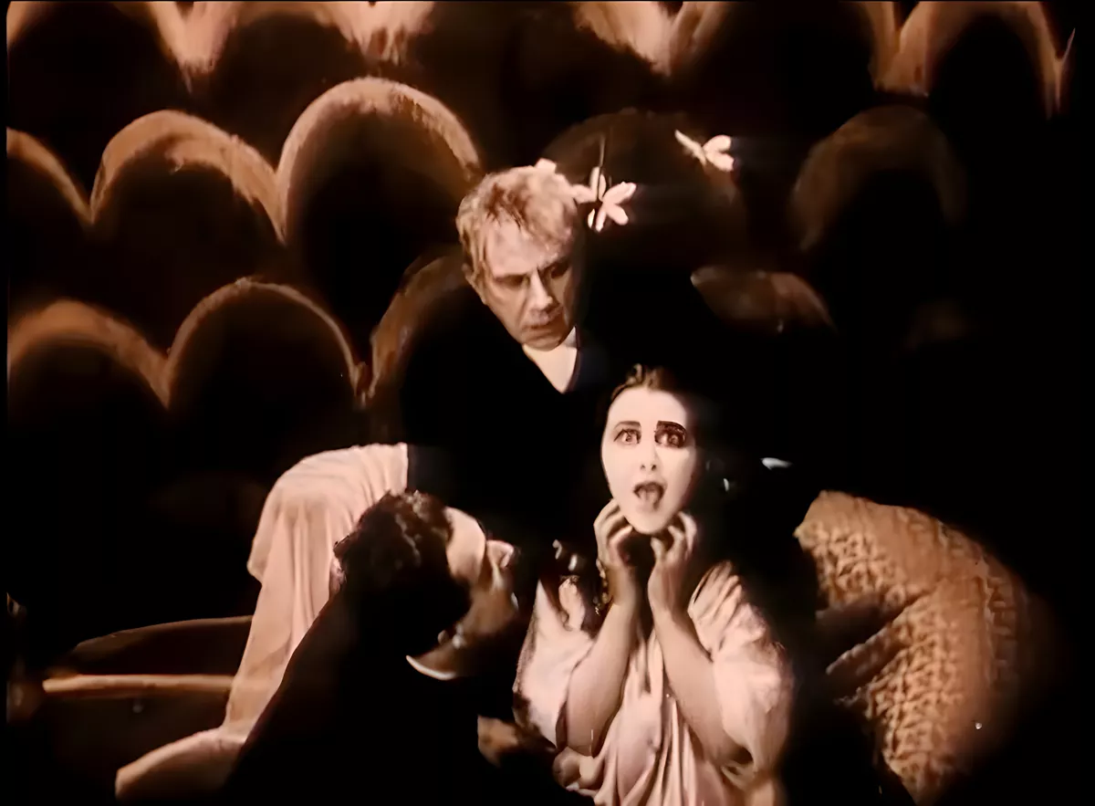 Кадр из фильма «Кабинет доктора Калигари» / «Das Cabinet des Dr. Caligari» (1920)