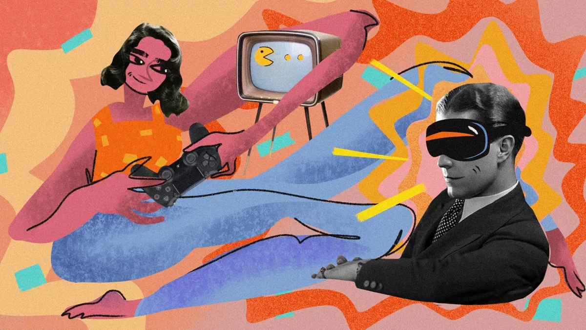 Как видеоигры изменили мир? 100 фактов об истории видеоигр / Иллюстрация: <a href="https://www.instagram.com/spirints/" target="_blank">Екатерина Спиринцова</a>