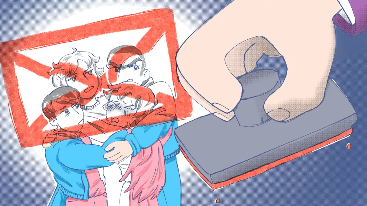 «Мне искренне жаль людей, у которых пропала возможность получить свою настоящую жизнь, о которой они всегда мечтали». / Иллюстрации: <a href="https://t.me/rabcye" target="">жук пожарник</a>