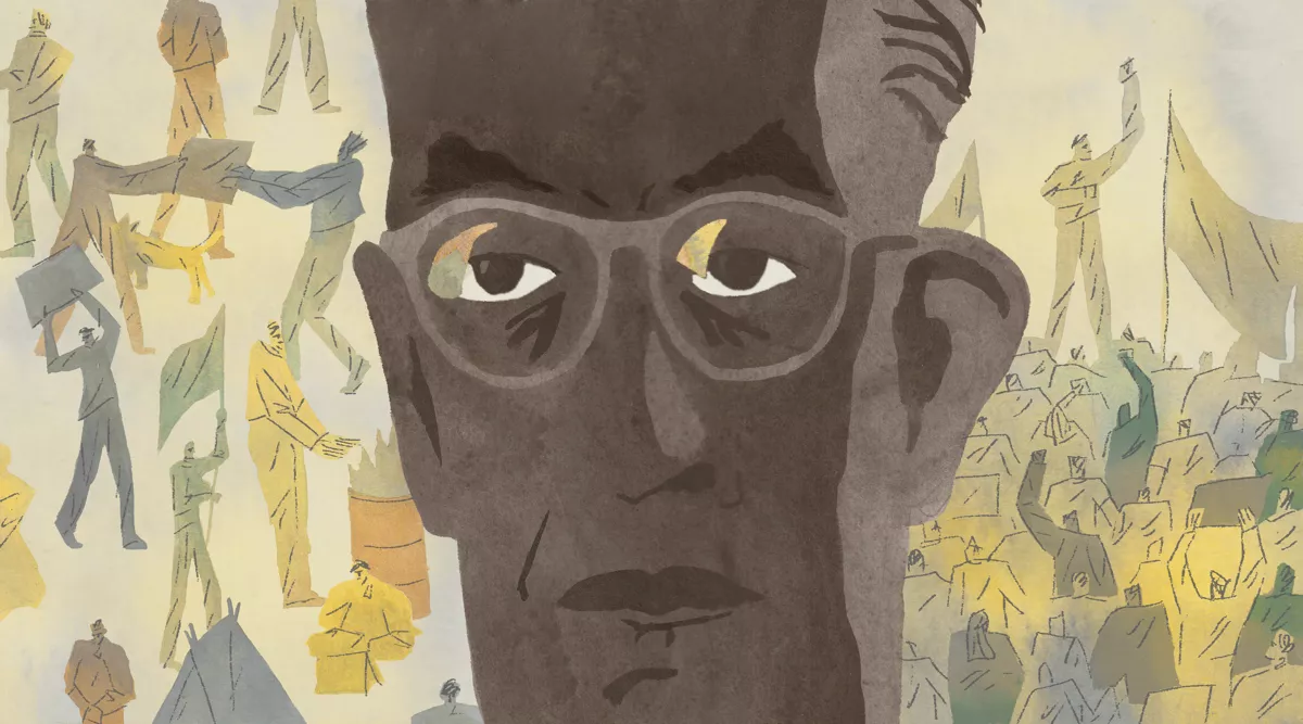 «В основе метода Алинского — давление на власть с целью перераспределения благ в пользу большинства» / Иллюстрация: <a href="https://www.instagram.com/_danielsolovev_/">Даниил Соловьев</a>