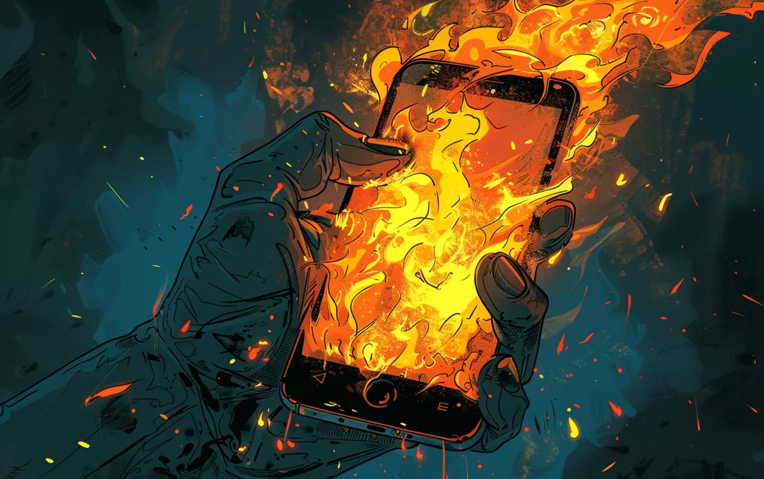 «Беспокоиться стоит тогда, когда вместо рабочего дедлайна человек бесконечно листает ленты рилсов, а действиям в жизни предпочитает виртуальное времяпровождение» / Иллюстрация: Midjourney