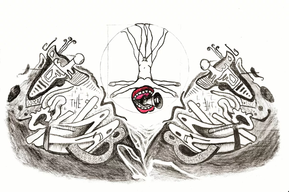 «Но как писать изнутри воронки? Не на фоне, а изнутри смерти? Многие жертвы не смогут свидетельствовать за себя, ничего не напишут и не создадут» / Иллюстрации: <a href="https://www.instagram.com/tannelvits/">Юлия Таннельвиц</a>