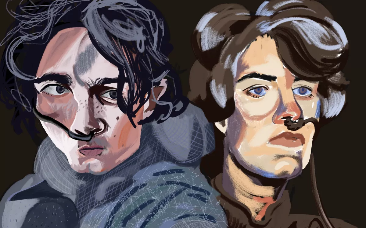 Иллюстрации к масштабному лонгриду о самой нашумевшей в 2021 году фантастической вселенной нарисовала <a href="https://www.instagram.com/thecharcoale/">Ксения Charcoale</a> / Дискурс