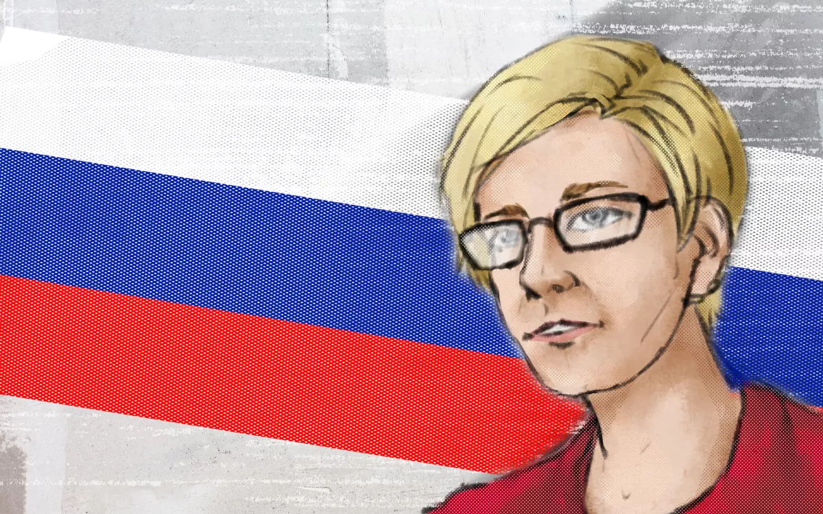 «Очень тяжело говорить нейтрально. Когда ты не клеймишь никого: ни Путина, ни другую сторону, тебя сразу начинают ругать, говорить, что ты продался, и ты обеим сторонам вообще не мил» / Иллюстрации: <a href="https://twitter.com/LRaien" target="">Александра Худякова</a>