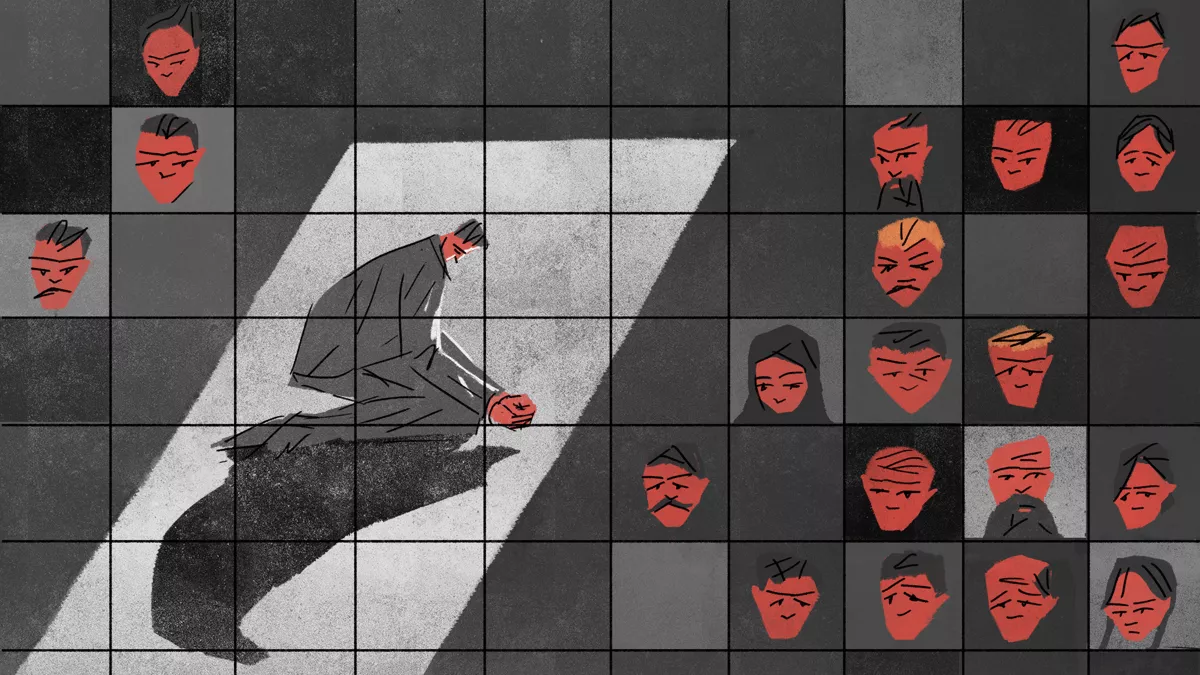 За иллюстрации к тексту о репрессиях Китая по отношению к мусульманским уйгурам благодарим <a href="https://www.instagram.com/_danielsolovev_/">Даниила Соловьева</a>