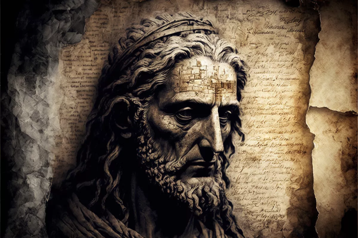 «Интеллектуальный историк стремится воссоздать ушедший мир, реконструировать по уцелевшим фрагментам точки зрения и идеи, снять с них покровы и объяснить, почему в прошлом они так будоражили умы и имели столько убежденных сторонников». / MidJourney