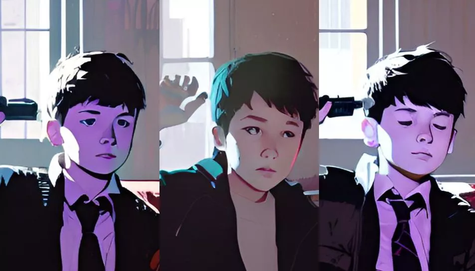 «Мальчик вне времени» / иллюстрация автора