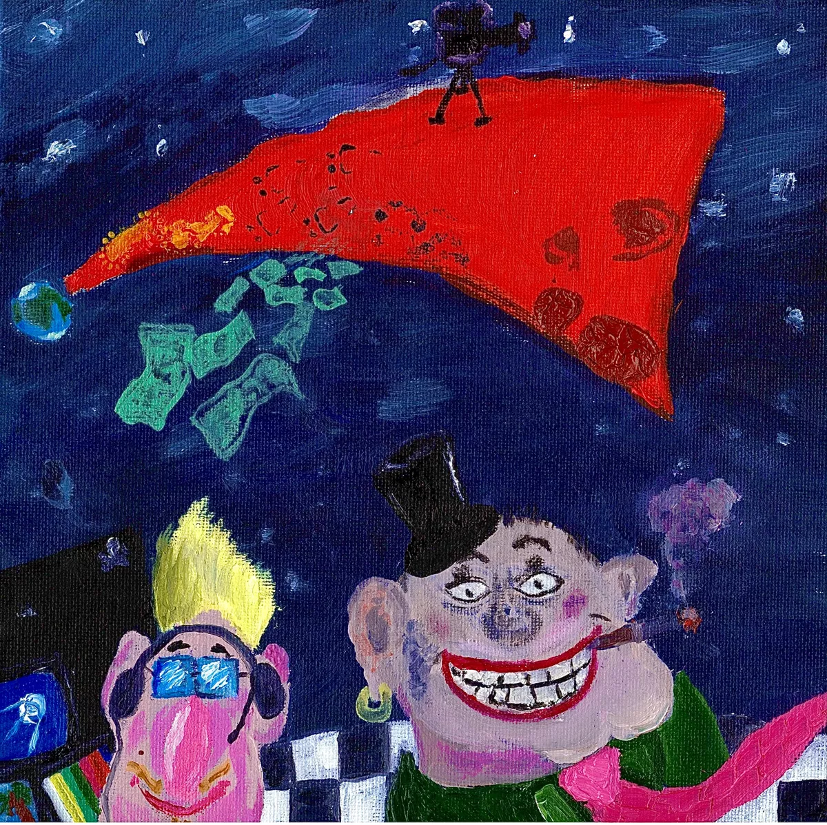 Муза абсурда: картины маслом проекта «ХУ*дожник»