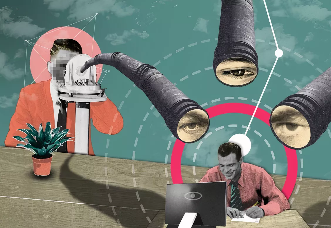 Структуры политической полиции возродились после краха советского режима // Иллюстрация: Нейт Китч