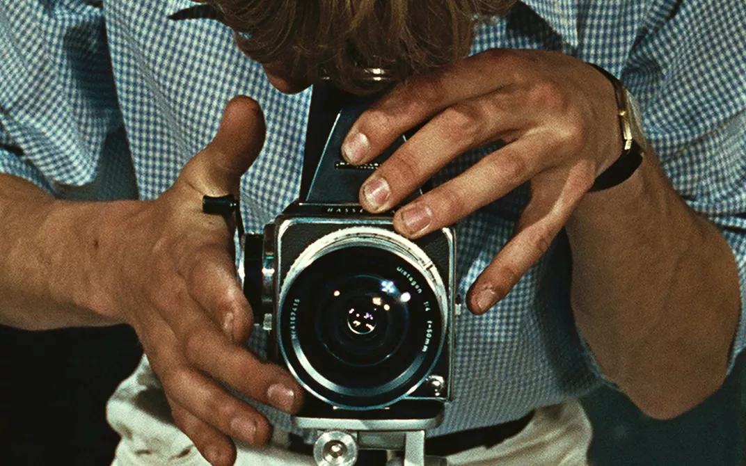 Кадр из фильма Антониони «Фотоувеличение», 1966