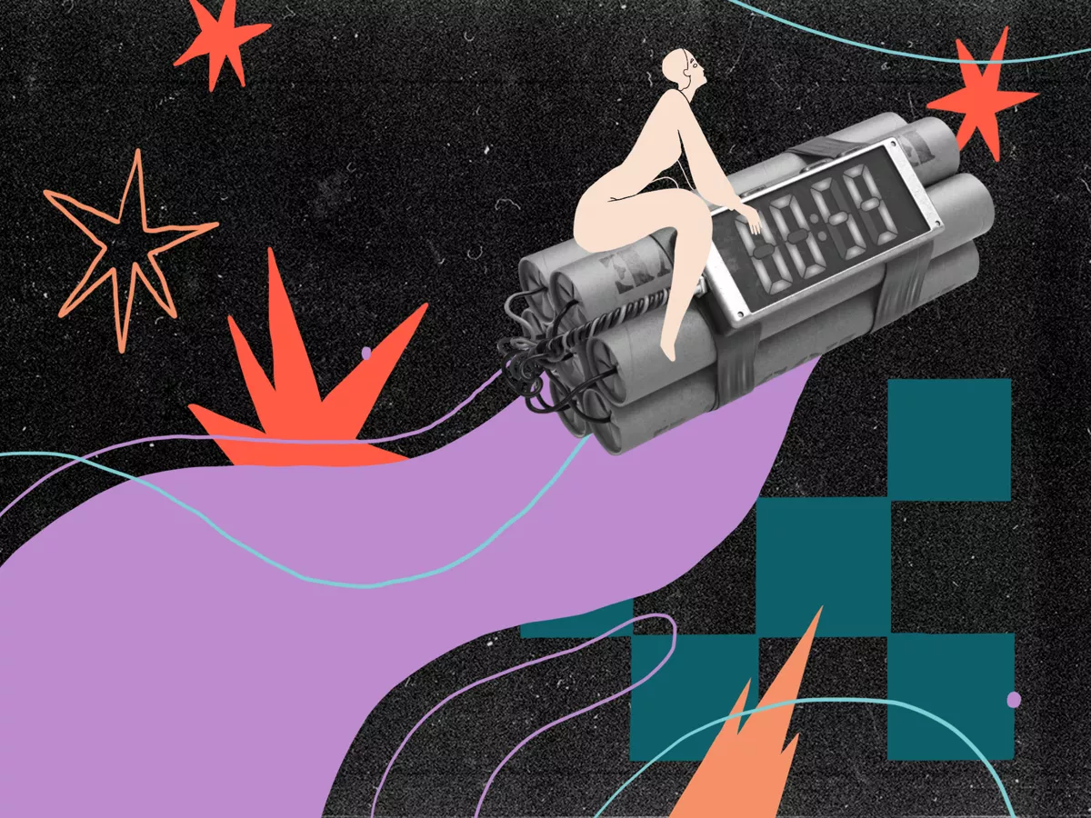 «Я бросаю лечение, живу на пороховой бочке, в какой-то момент она взрывается, потом собираю себя по частям и заново начинаю терапию». Иллюстрации: <a href="https://www.instagram.com/elyzso/">Ярославна-Елизавета Сокольникова</a>