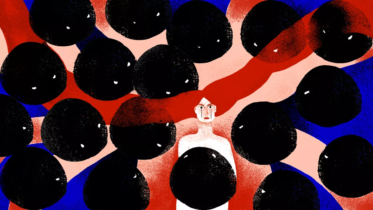 «Повседневность и настроения студентов лишь отражают общую картину состояния всего общества: картину разобщенности и страха» / Иллюстрации: <a href="https://www.instagram.com/shalom.kina">Дарья Соломкина</a>