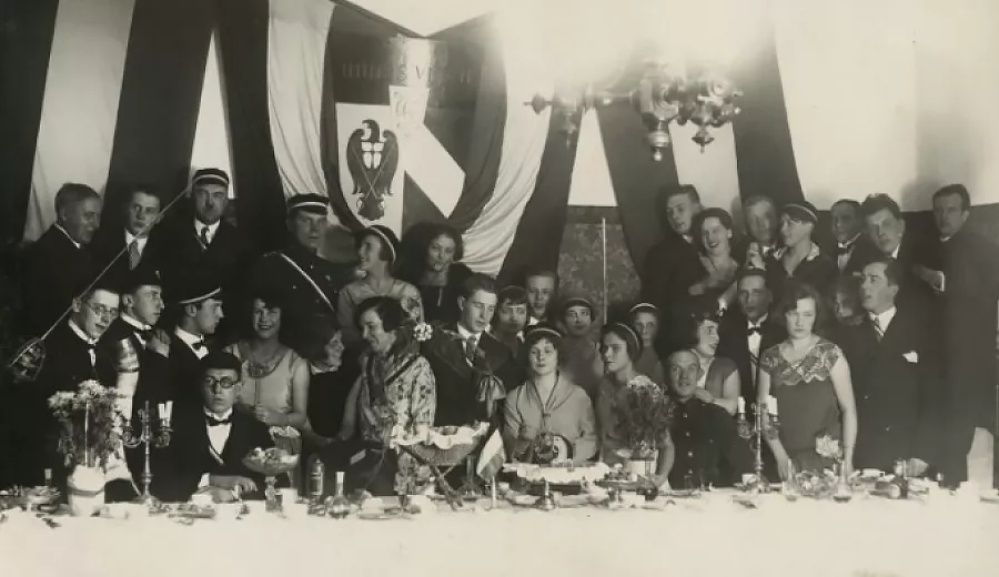 Собрание российской студенческой корпорации «Нерушимое братство», 1929 г. / Eesti Ajaloomuuseum SA