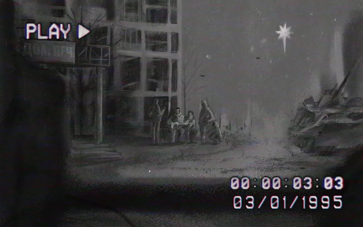 «Музыкант дал несколько концертов в Чечне, записывал видео — многие из тех солдат, кто попал на пленку, впоследствии погибли на фронте» / Иллюстрация: <a href="https://www.behance.net/veshadalesova" target="_blank">Веша Далесова</a>