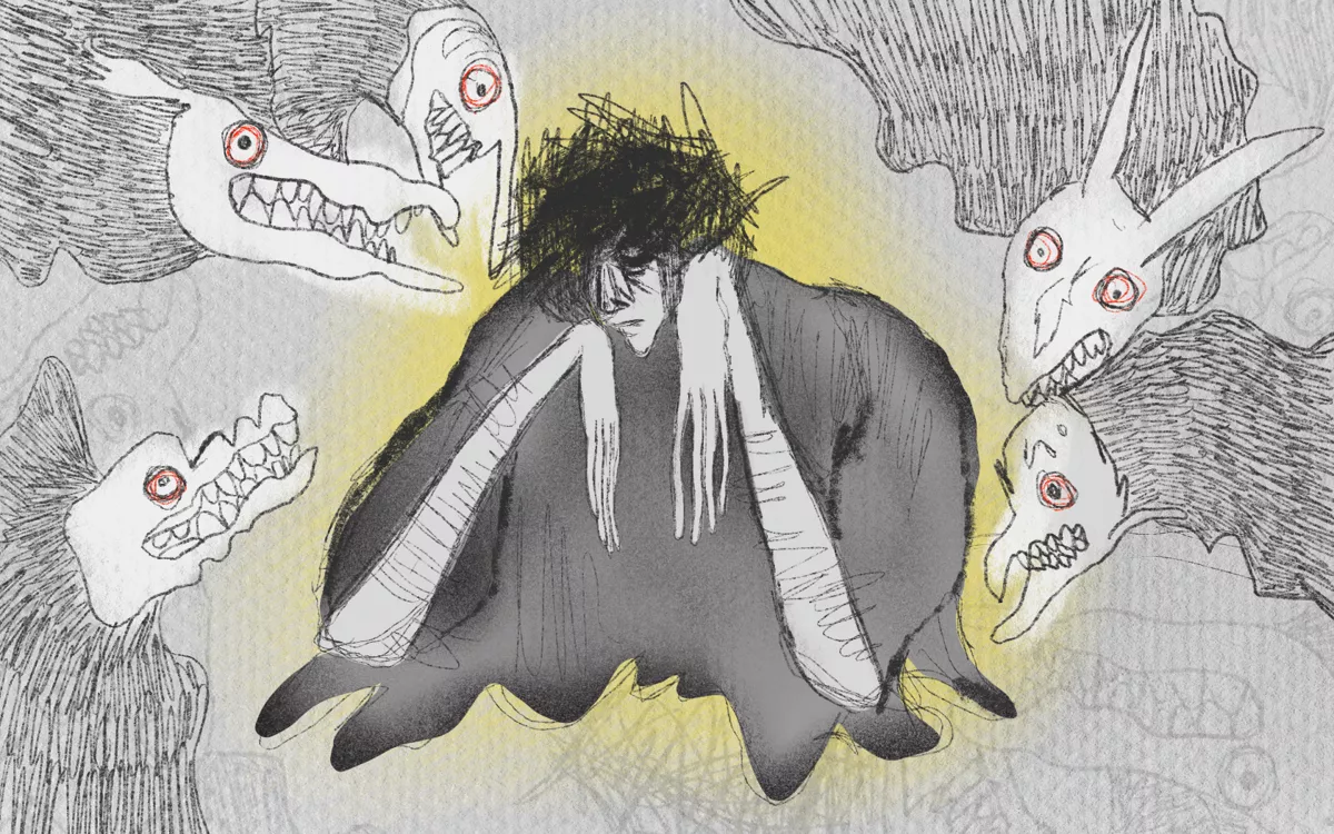 Люди хотят, чтобы стыд и вина были сняты с их плеч и помещены туда, где им и место — на преступника. Они не хотят, чтобы им задавали вопросы «сколько вы выпили», «зачем вы пошли на эту вечеринку» и «что на вас было надето». / Иллюстрация: <a href="https://instagram.com/ne.bububu?igshid=MzRlODBiNWFlZA==">Стася Волкова</a>