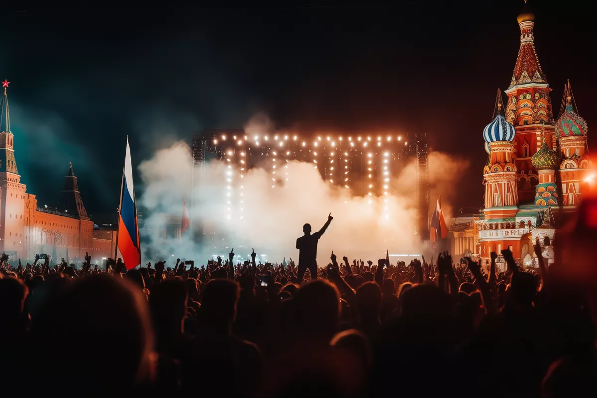 Иллюстрация: коллаж с использованием нейросетей по мотивам концерта