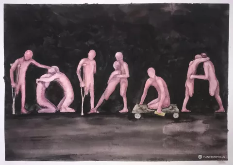 «Make art not war». Антивоенная выставка художников мира