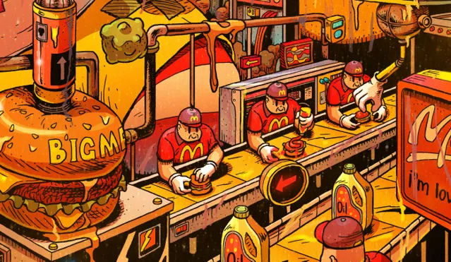 «Фабрики фастфуда». Эссе Амитая Этциони о социальном вреде рутинизированной работы