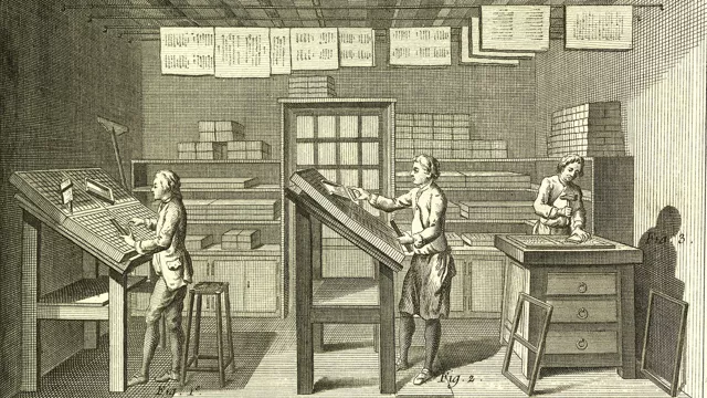 Типография Нового времени: история печатной книги и бумаги