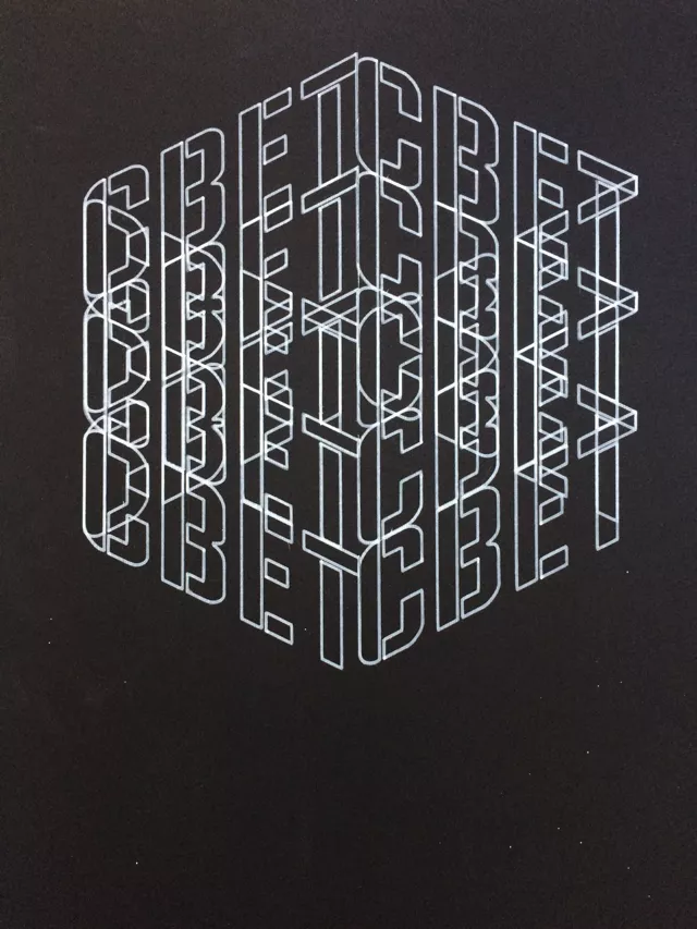 «Только черный цвет и белая линия»: минималистская серия «DARK»