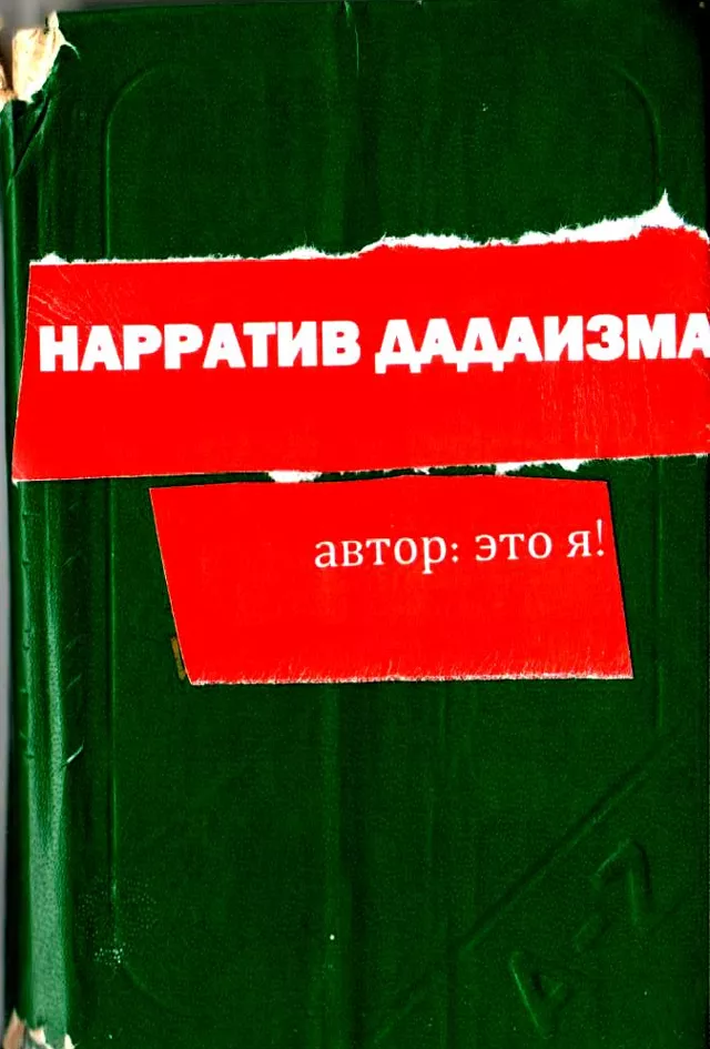 Книга-коллаж «Нарратив дадаизма»