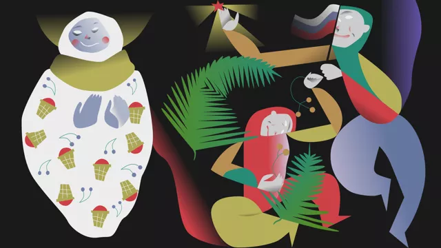 Следы детских пяток на дне