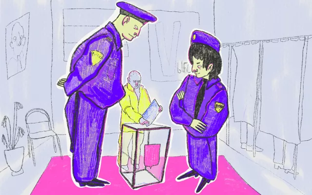 Пенсионеры, полицейские, Путин. Как независимые члены петербургских УИК работали на президентских выборах-2024