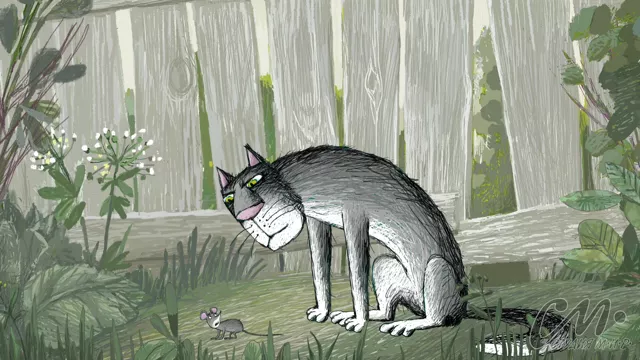 Кот и мышь. Мультфильм
